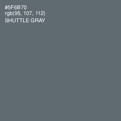 #5F6B70 - Shuttle Gray Color Image